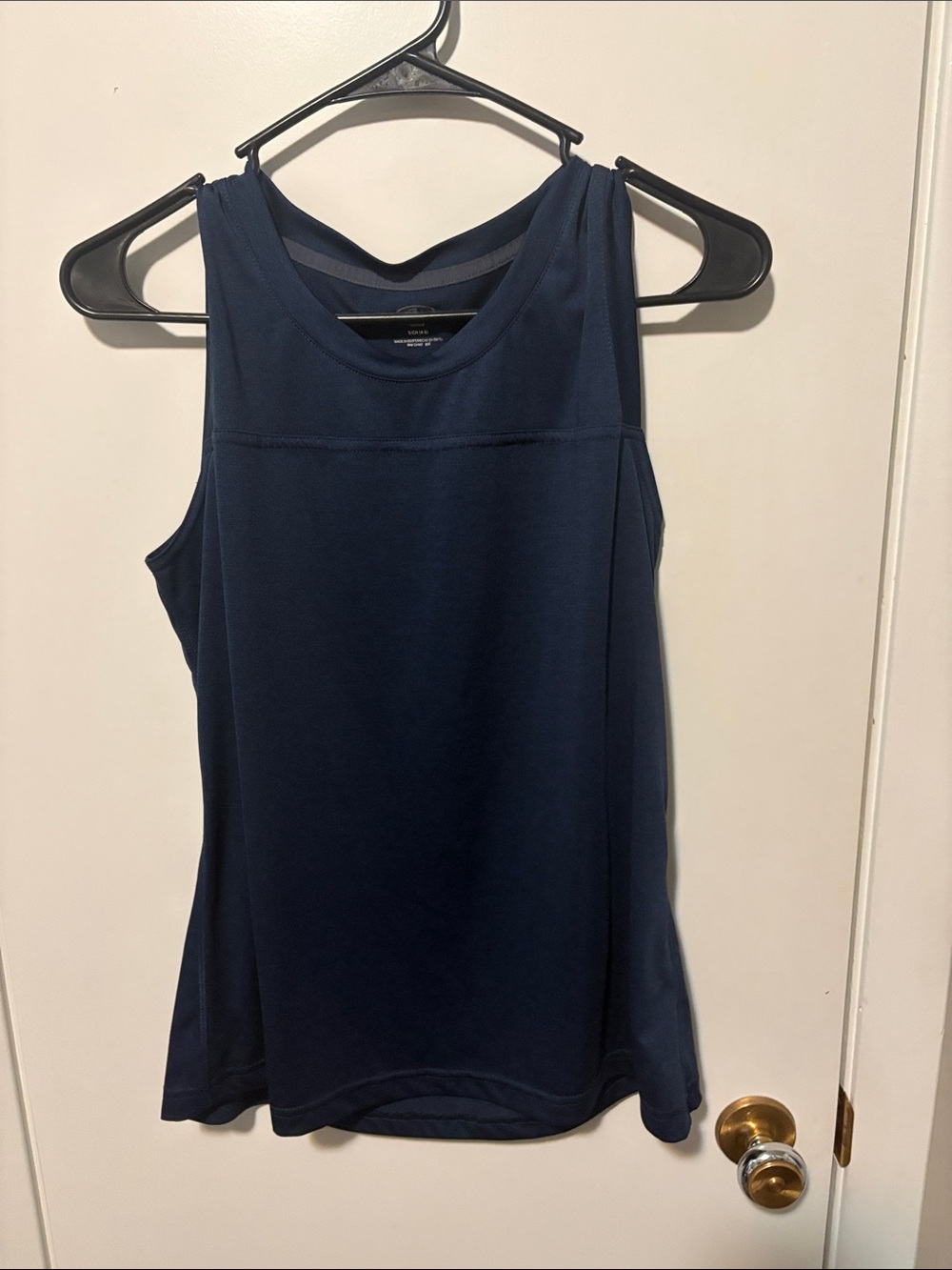 Women's Navy Blue Athletic Tank Top